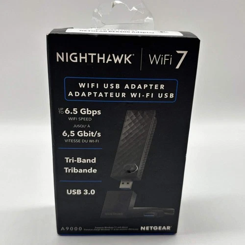 New Netgear Nighthawk A9000 WiFi 7 WiFi USB Adapter A9000-100PAS
