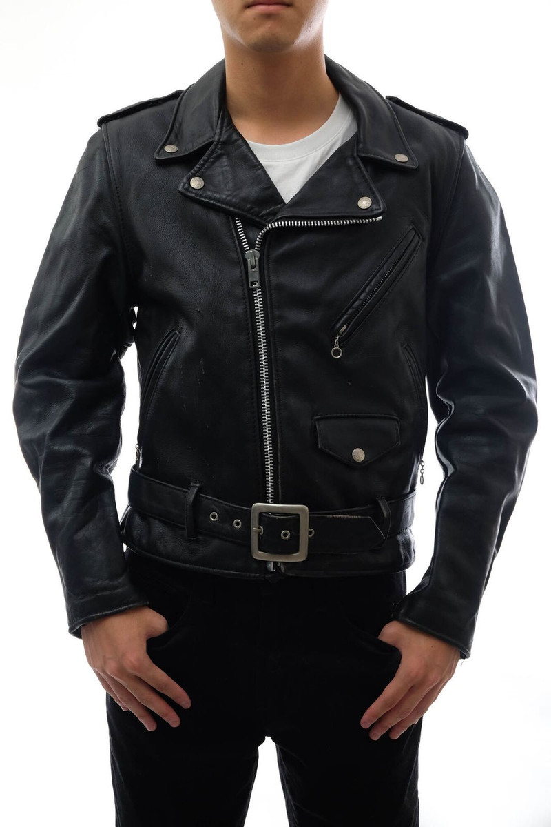 Schott Double Riders Jacket Men's Size: 36 Leather 618 Schott Double Riders Jacket Men's Size: 36 Leather 618