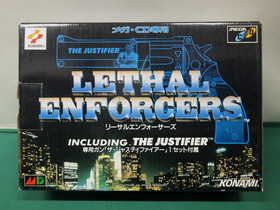 Mega CD Lethal Enforcers + Justifier gun. for 1P. CRT TV Only. JAPAN GAME 13681
