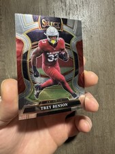 2025 Panini Select - Concourse Trey Benson #23 Silver Prizm