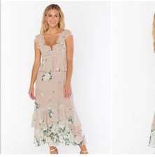 Show Me Your Mumu Reese Ruffle Dress in Bouquet Toss