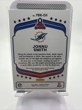 2025 Donruss Football JONNU SMITH Pro Bowl Games Relic 