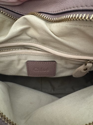Authentic Chloe Calfskin Medium Paraty Desert Mauve - Picture 5 of 6