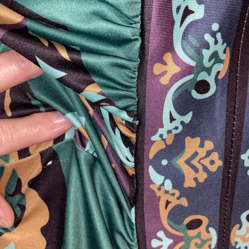Emilio Pucci Firenze Dress Womens Size 40 Italy Emerald Print Silk Jersey *Read - Picture 17 of 17