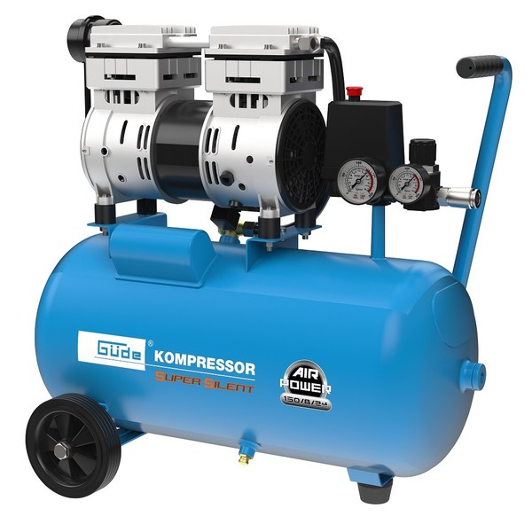 GüDe Kompressor LeiseläUfer 24L Airpower Silence 8Bar 230V 150/8/24-image