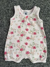  PETIT BATEAU Sommer Spieler Romper Blumen 6...