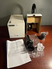 Delta 25749LF-GZPD Nicoli 1.2GPM Centerset Pull Down Spout Bathroom Faucet Black