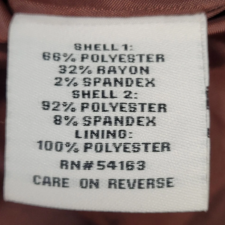 Jaqueta Blazer Tommy Hilfiger Marrom Houndstooth Xadrez Cotovelo Patches Pico Tamanho 6 - Imagem 4 de 4