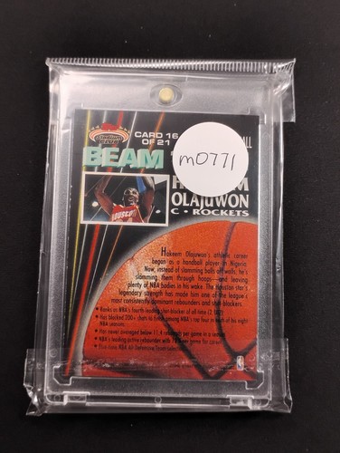 1992-93 Stadium Club #16 HAKEEM OLAJUWON MEMBERS ONLY BEAM TEAM ๐ RARE SSP MINT - Picture 13 of 13