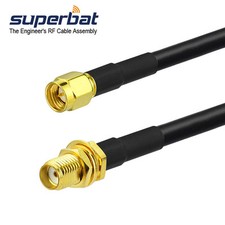 SMA Male to Female RG58 Cable 1m for Ham Amateur Radio Antenna Extension Cable