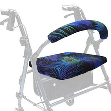 Crutcheze Rollator Seat And Backrest Fabric Cover Set Not Padded Stretch Fit