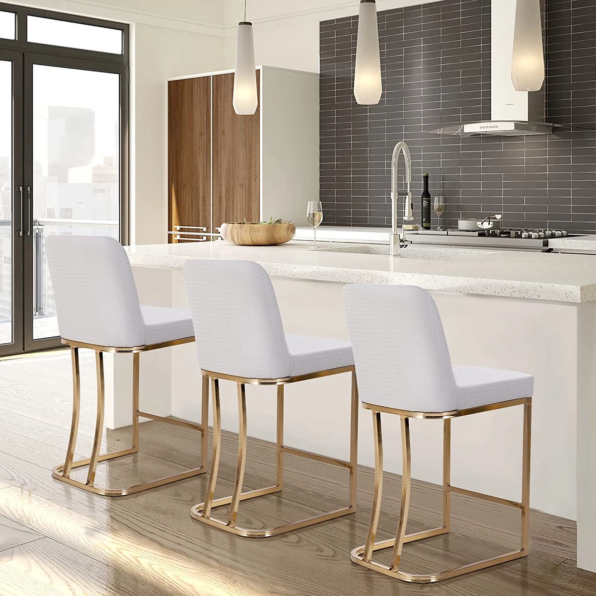 Counter height bar stools sales set of 3