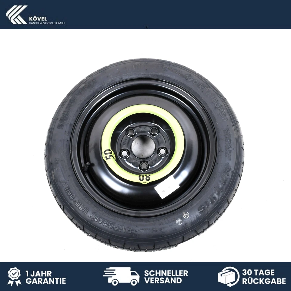 Ersatzrad Reserverad Hyundai i30 III PD 125/80R15 95M 4Jx15 ET 30 529101H900 - Bild 2 von 4