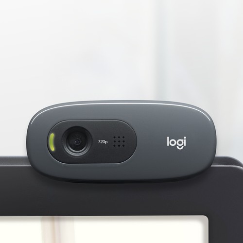 Logitech C270 Webcam 3MP HD 720p 60° Sichtfeld Fester Fokus USB Skype 960-001063 - Bild 3 von 7