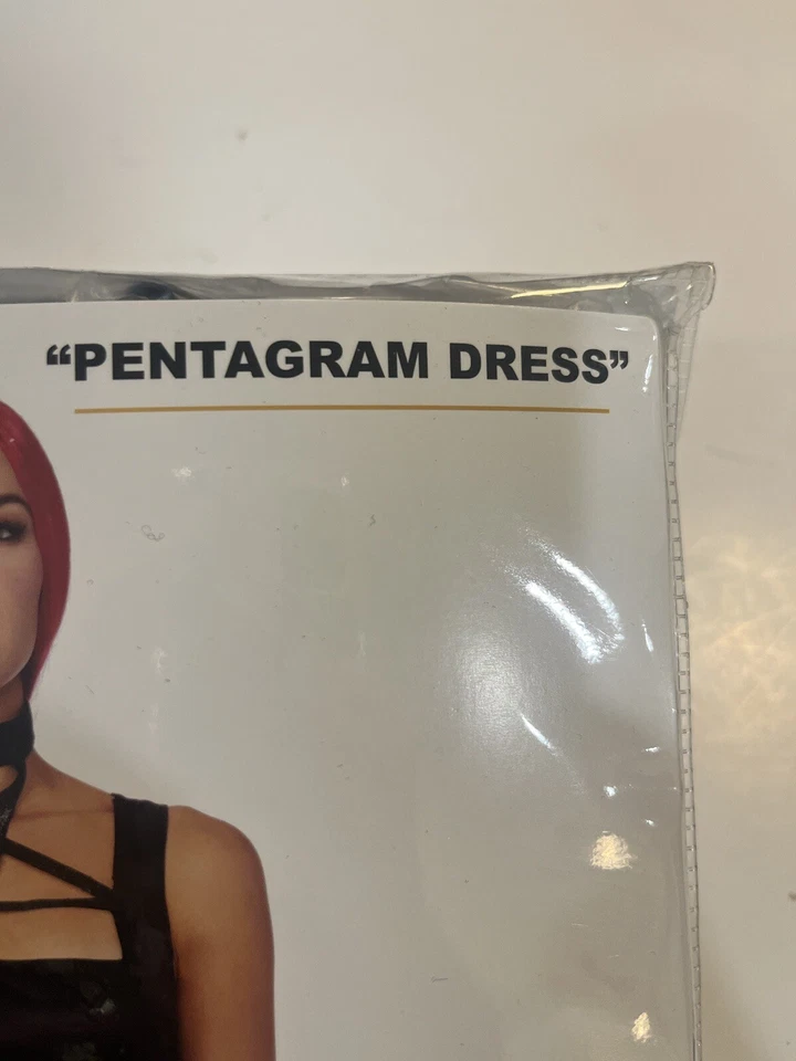 Dreamgirl Vestido Pentagrama Disfraz Halloween Talla Pequeña NUEVO Foto 4 de 4