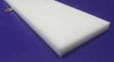 HDPE White Bar 1/2" Thick x 3.75" Wide x 36" Long