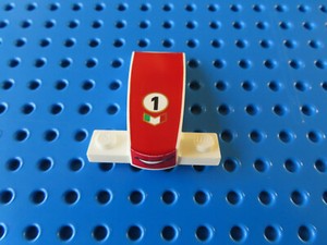 Lego 1 x Motorhaube 93589pb002 weiß 4x2x1 1/3 bedr. Francesco  9478