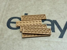 LEGO Parts - Medium Nougat Plate 2 x 8 - No 3034 - QTY 5