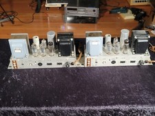 Pair Ampex 6973 Mono Block Amplifiers W Video