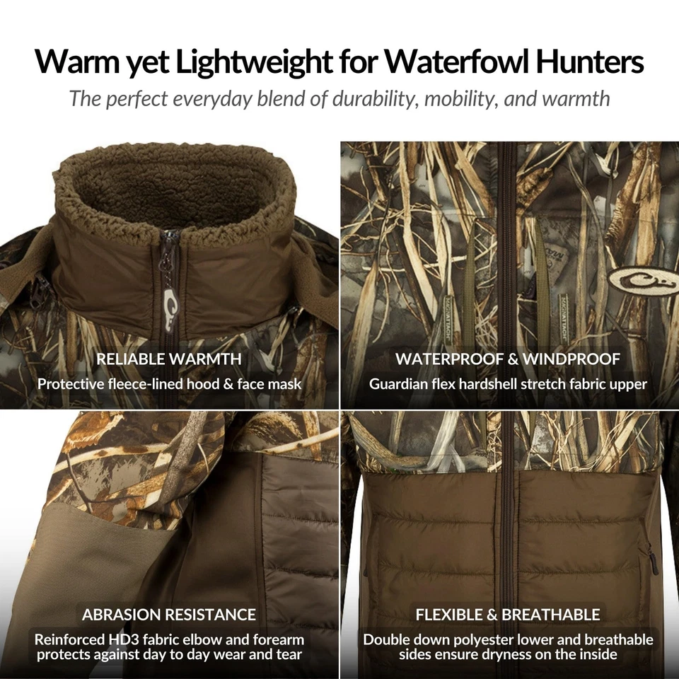Drake Waterfowl® LST Guardian Flex™ Double Down Eqwader™, Water - Image 3 of 4