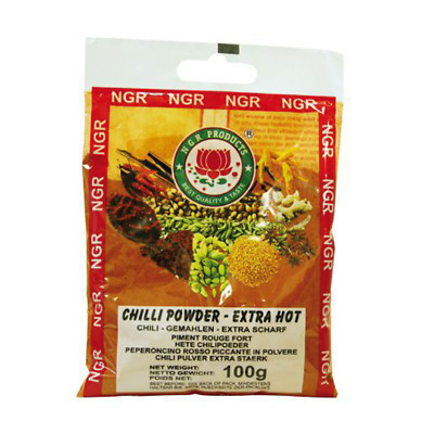 500g EXTRA SCHARFES Chilipulver von NGR Chilli Powder Hot Naturprodukt