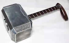 Avengers Version 2.0 Thors Mjolnir Cosplay Adult Metal Hammer 1:1 Real Props