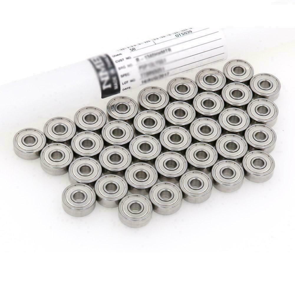 20 Cuscinetti A Sfera Flangiati Uxcell F681XZZ - Doppia Schermatura Metallica, Acciaio Cromato GCr15