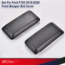  Fit For 2018-2020 Ford F150 Front Bumper Guards Inserts Pads End Caps Cover Set