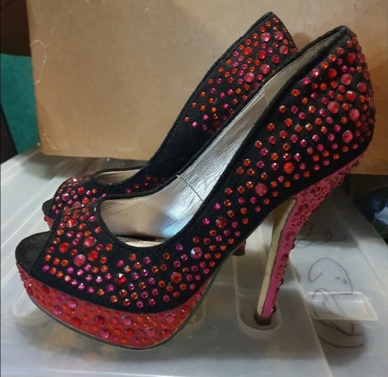 Betts red heels sales
