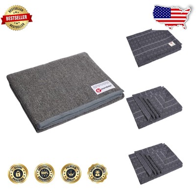 Multi-Functional 65x83 Recycled Cotton Yoga Blanket - Perfect for Home & Studio