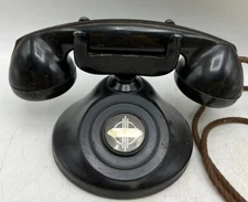 Automatic Electric Monophone Lowboy 1A? Non Dial Desk Telephone Phone w/ Handset