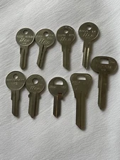 8 Ilco Key Blank New Uncut Y12 AM1 M1 WR4 HYD12  R01 AP1 B4 +Cole X146 Mixed Lot