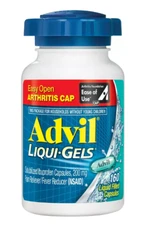 Advil Liqui Gels Arthritis Solubilized Caps 200mg 160 Cap*EXP: 12/25*FREE SHIP*
