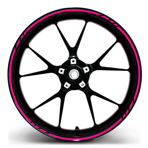 Felgenrandaufkleber GP Neon Pink Motorrad Felgenrand Aufkleber Felge MR001 - Bild 1 von 7