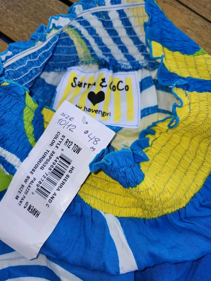 NUEVO Pantalones Gauchos Niña M 10 12 Sierra & CoCo Havengirl Nuevos con Etiquetas Foto 2 de 2