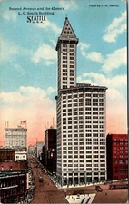 L.C. Smith Building Seattle Washington Postcard