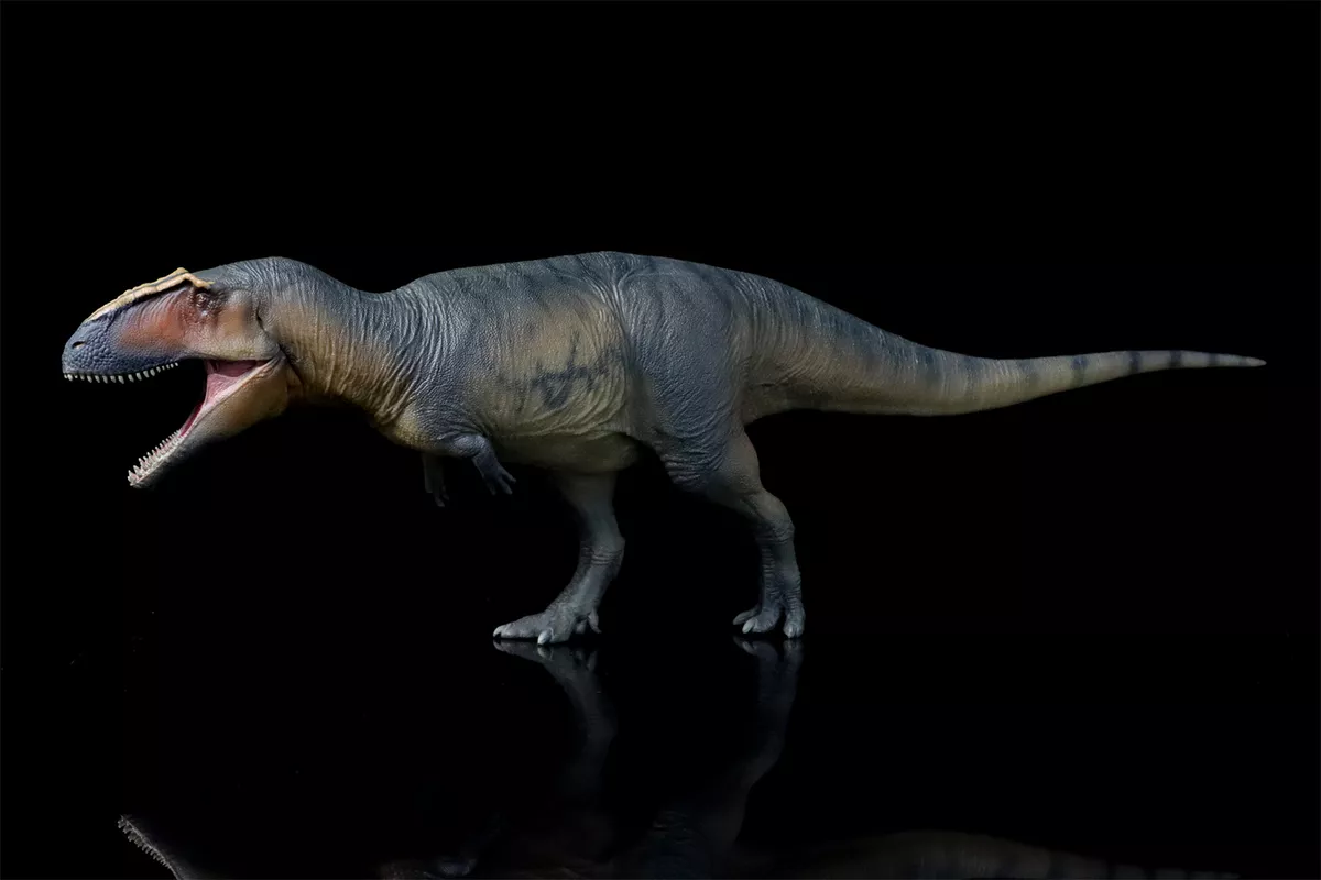 3D Printable Tarbosaurus vs Deinocheirus 1-35 scale pre-supported dinosaur  by Dino and Dog