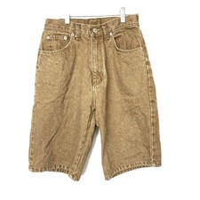 Vintage Jordache Bermuda Mom Shorts Juniors 9/10 Brown Acid Wash