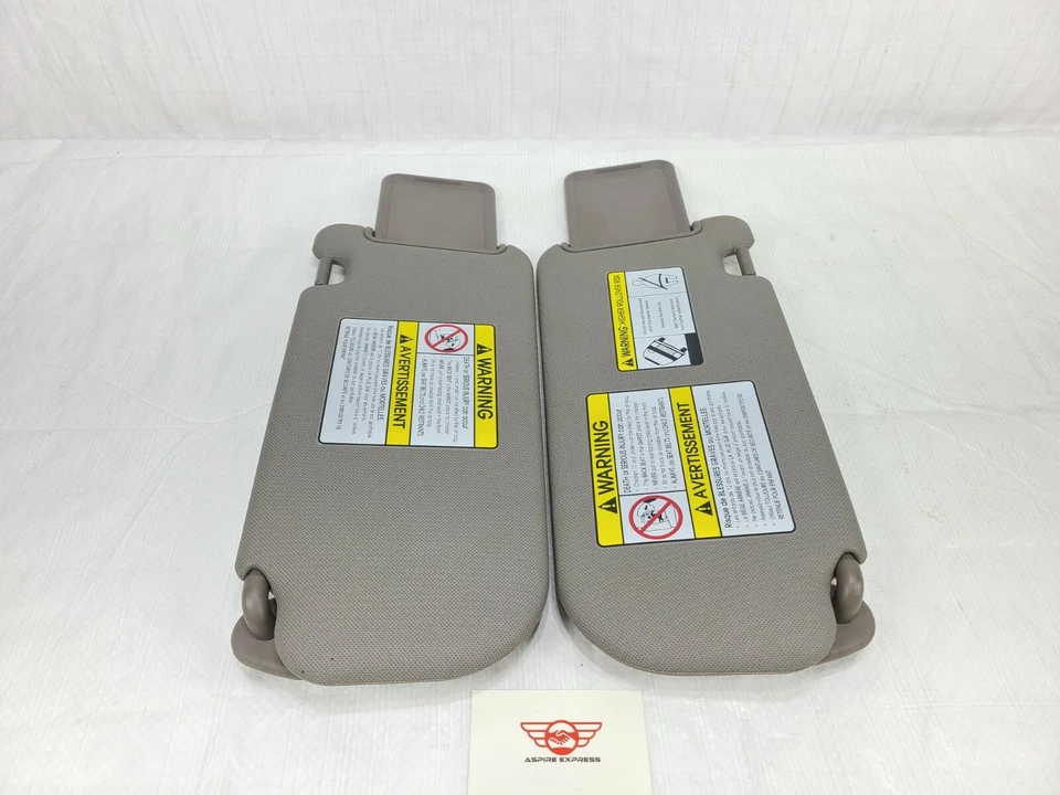 2014 Hyundai Tucson Sun Visor Sunvisor Left Right Set with Mirror Extendable - Изображение 3 из 4