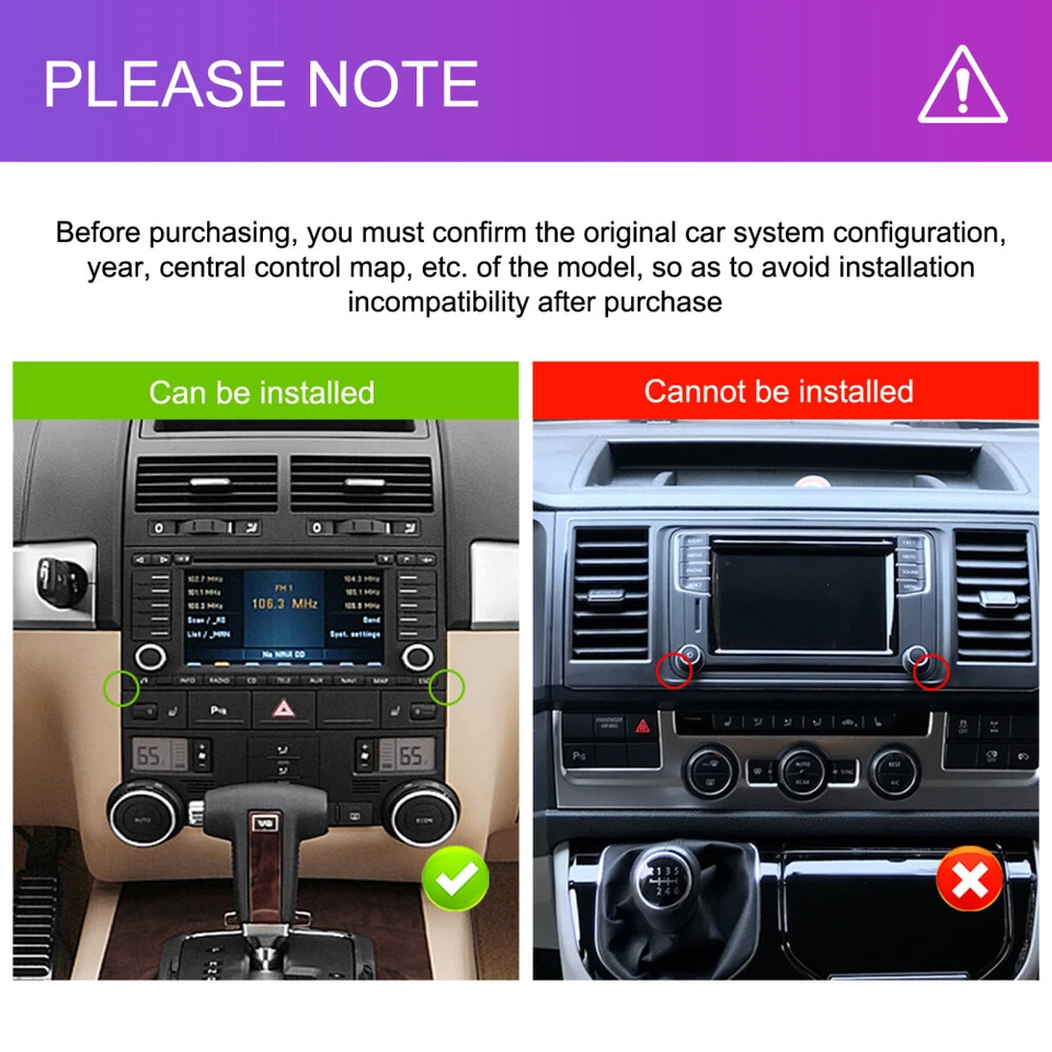 DAB+ CarPlay Android 15 Autoradio Für VW Polo 9N Golf 4 Passat B5 T5 Navi Kamera - Bild 2 von 4