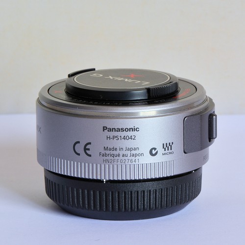 Panasonic Lumix G X Vario 14-42mm F3.5-5.6 Power O.I.S Zoom Lens Silver VGC - Picture 2 of 4