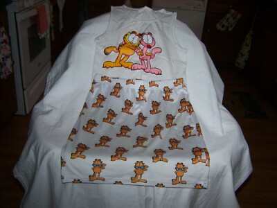 Shein Garfeild 2 Pc.Skirt Set Top Is Size(140/10 yrs Skirt Is Size(152/11-12yrs