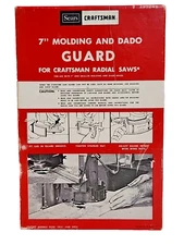 Vintage Sears Craftsman Moulding and Dado Guard 9 - 29523 in Original Box Nice