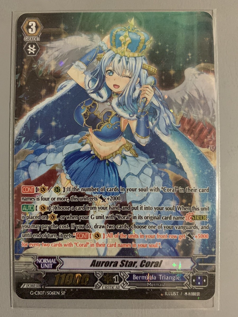 CARDFIGHT VANGUARD AURORA STAR CORAL (MERMUDA TRIANGLE) G