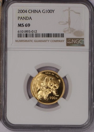2004 Chinese Gold Panda 1/4 oz — photo from the most recent tracked eBay sale