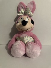 Disney Plush Pink Easter Minnie Mouse, 2018, 18", Excellect Condition
