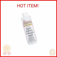 Aleene's Fabric Stiffener and Draping Liquid, Quick Drying, Nontoxic, For Stiffe