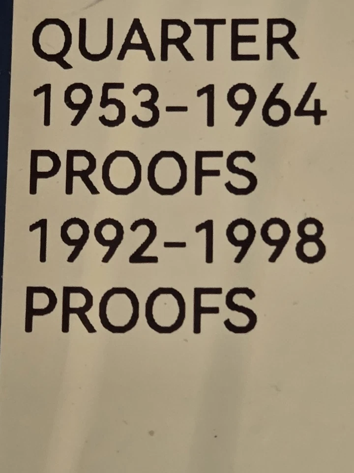 Conjunto de 20 moedas de 25 centavos de prata Washington 1953-1964,1992-1998, (1956) - Imagem 2 de 4