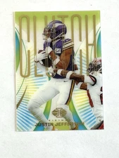 2024 Panini Illusions Justin Jefferson Clutch Insert Acetate Card #10 Vikings