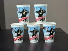 Lot Of 5 Vintage KING KONG PLASTIC CUPS - 1976 - Dino De Laurentis Slurpee 7-11